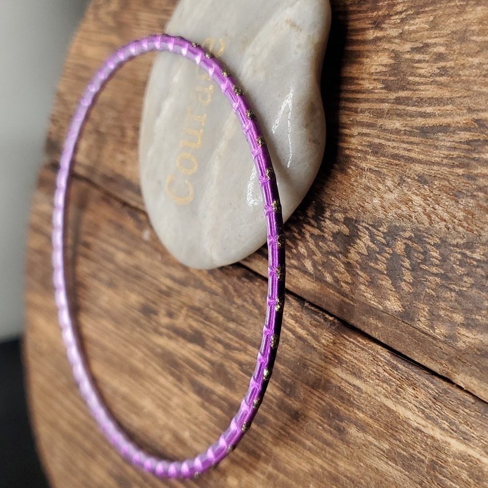 B2838 purple fields 💜‎ bracelet